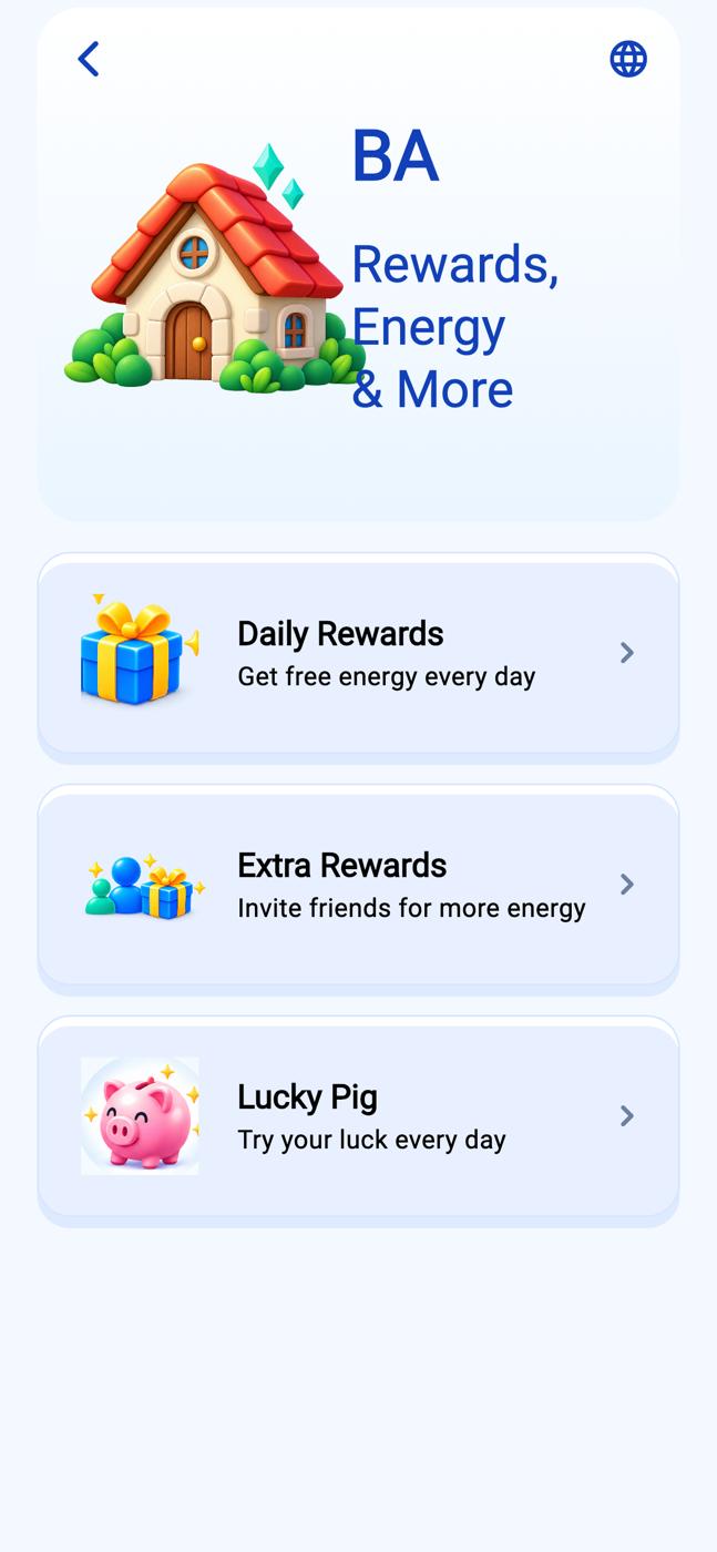 Link Master Board Adventure menu with Daily Rewards, Extra Rewards and Lucky Pig